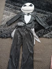 The Nightmare Before Christmas Jack Skellington Fancy Dress Costume Age 4-5  Yrs