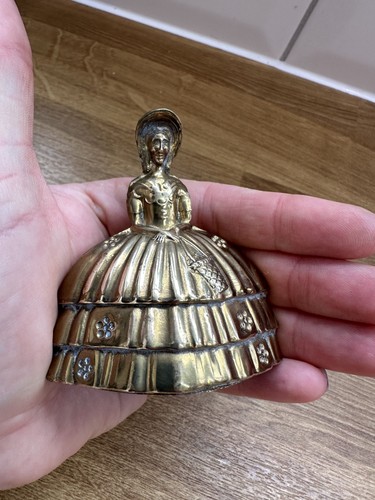 1920s brass crinoline lady - 1920s,