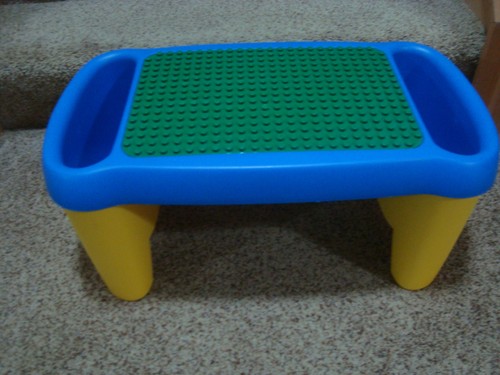Lego duplo lap table with - duplo, side