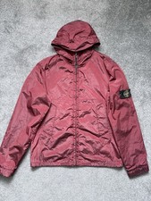 Stone Island 2008 Nylon Dual Layer Metal Red Shimmer Jacket
