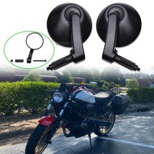 7/8'' Motorcycle Handle Bar End Mirror For Yamaha XS XSR 155 250 700 900 SCR950