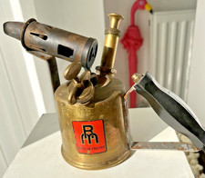 Brass Monitor Blowtorch Lamp