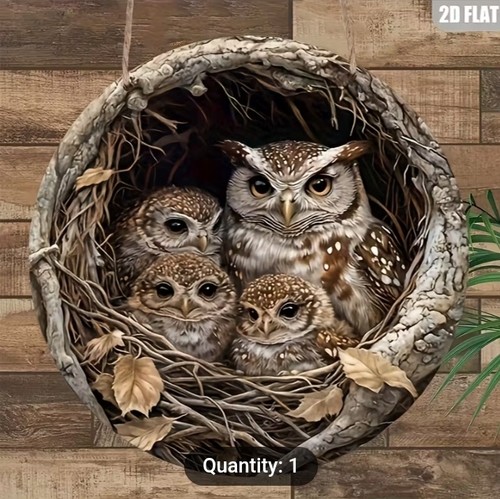 Beautiful owl family - family, in