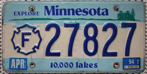 Minnesota license plate usa - license,