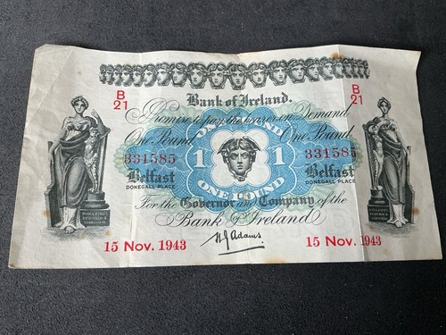 Bank ireland one - £1,