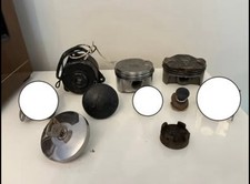 Vintage Car Parts - Mahle Piston, Smiths FHM 4322 Heater, Petrol Cap etc