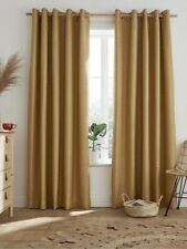 Ashley Wilde Flynn Blackout Lined Eyelet Curtains 168 x 229 cm (66 x 90 Inch)