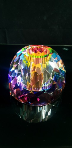 Spectra crystal large candle - crystal,