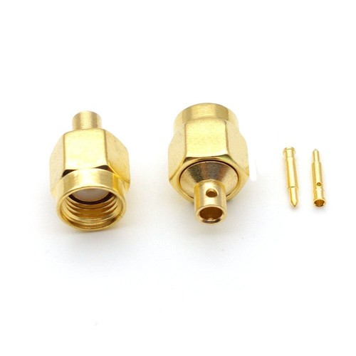 Sma male connector solder - 2x,