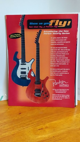 Parker fly guitars print 11 - fly,