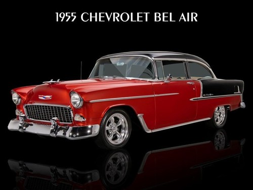 1955 chevrolet bel air - bel, hot