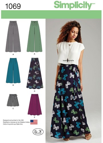 Simplicity 1069 trousers skirt - simplicity,