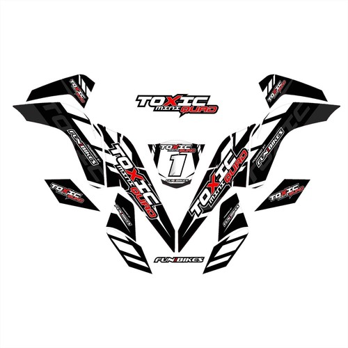 Funbikes toxic mini quad - toxic, v2