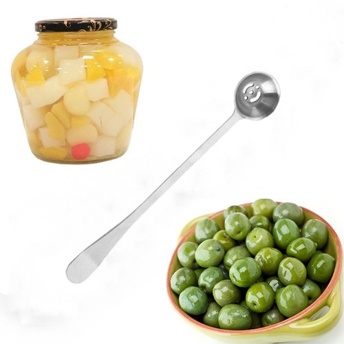 Olive strainer spoon stainless - strainer,