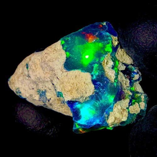 Fire opal gemstone ethiopian - fire,