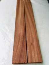 SOLID MAHOGANY TIMBER QUARTER SAWN BLANKS  CRAFT HOBBY DIY X 2 