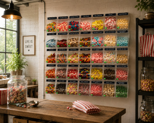 Pick and mix condiment - mix, /