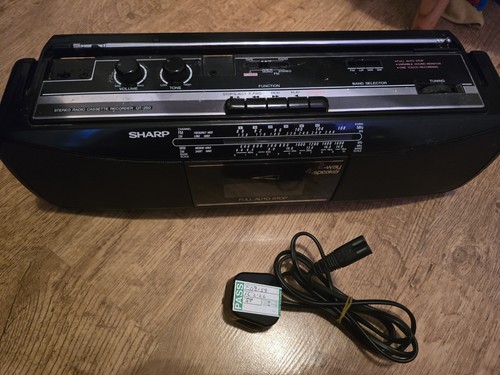 Sharp 250e stereo radio - qt-250e,