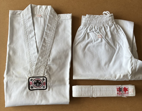Taekwondo kids white v neck - -,