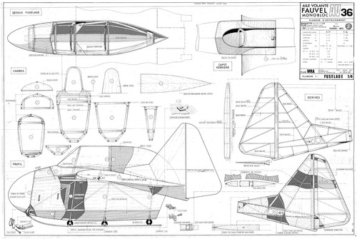 Fauvel av36 scale r - 1/4,