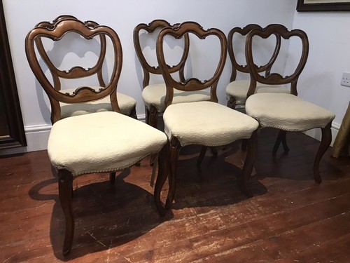 Fine antique set walnut - antique,