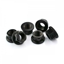 Ducati 749R 03-06 Aluminium Sprocket Nut Drilled for Lockwire Black