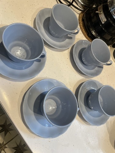 Vintage baby blue pastel cup - vintage,
