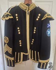 PIPERS BLACK DOUBLET KILT