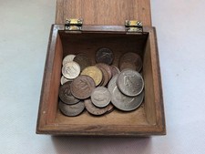 Mixed Joblot of Various Coins & Box - Victorian/Vintage/Antique 