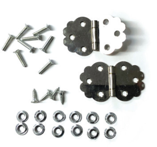 Butterfly roof bed hinges - bed,