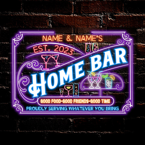 Personalised home bar good - personalised,