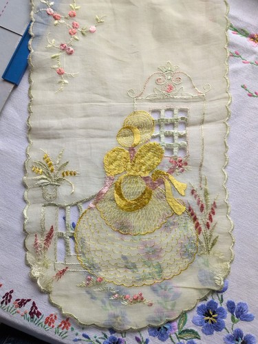 Vintage hand embroidered - vintage,
