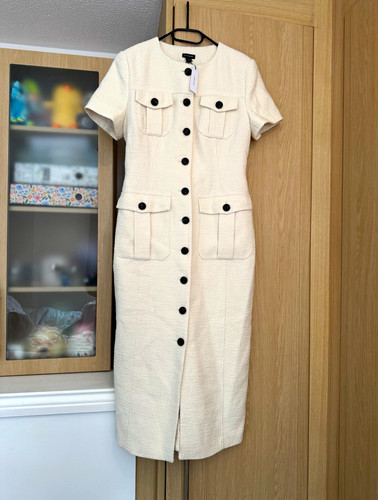 Karen millen ivory - ivory, tweed
