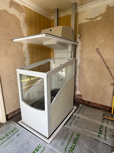 Through floor lift wheelchair - through,