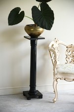Black Torchere Plant Stand