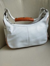 TOD'S White Leather Womens