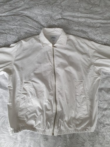 Zara white jacket men size - men's,