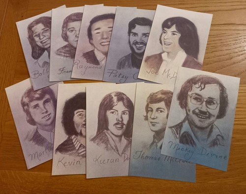 Irish republican postcard - republican, set