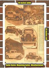 Metal Sign - 1932 Cars 4-