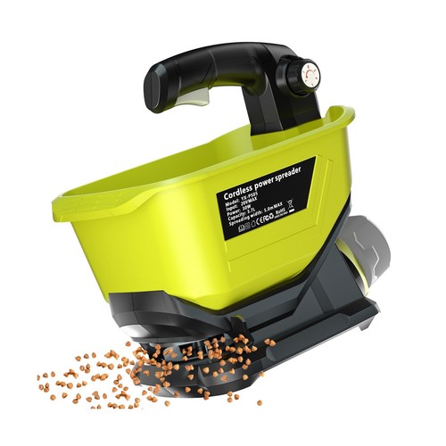 Electric grass seed spreader - grass,
