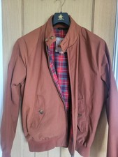 Baracuta G9 Harrington Jacket  Size 40 Caramel/ Burnt Orange