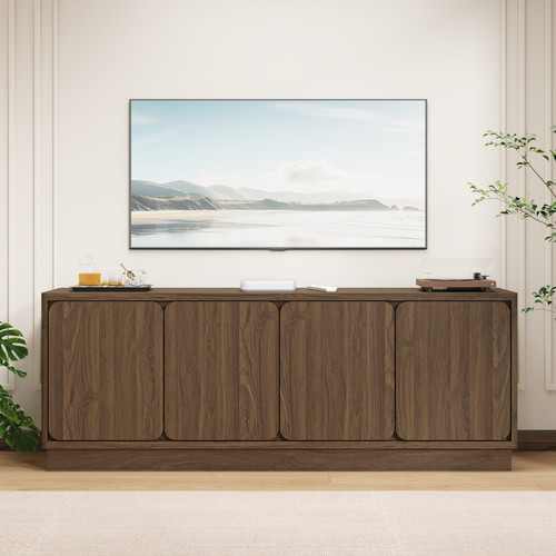 Stand with storage doors - storage,