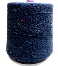 1.3 kg Large Cone Navy  2 ply Knitting Yarn