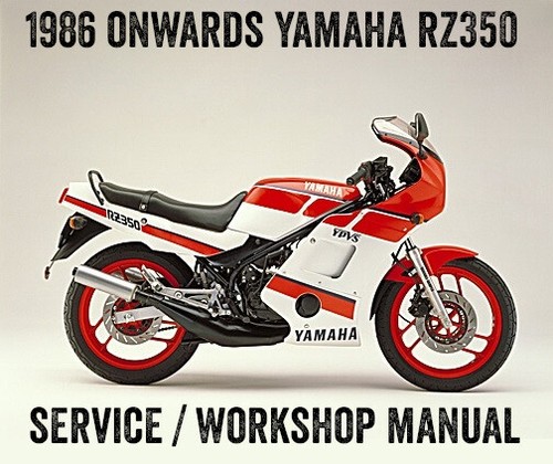 1986on yamaha rz350 - rz350,