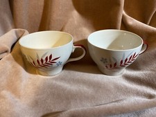 2 Wade Red Woodmist design Tea Cups