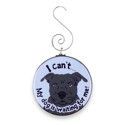 Black pit bull terrier mini - terrier,