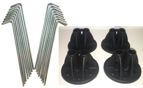 Coleman feet pegs set for - , m