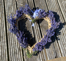 Heart Shaped Lavender Wreath