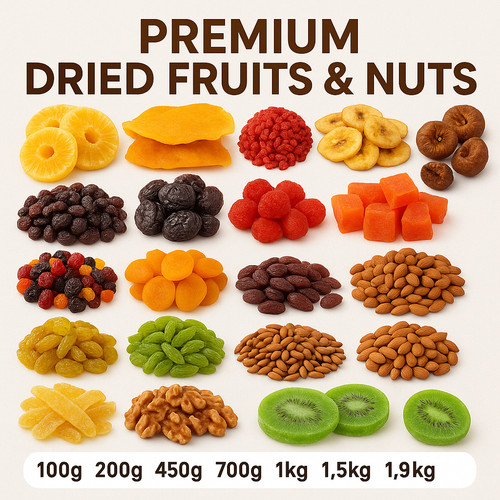 Dried fruits nuts grade - nuts,