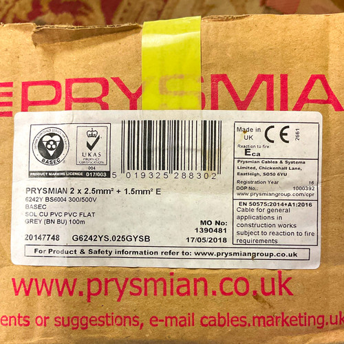 Prysmian 6242y twin earth - prysmian,